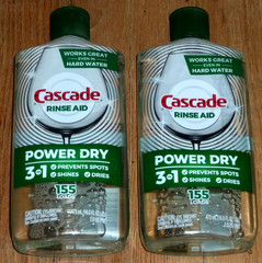 Lot of 2 Cascade Rinse Aid Power Dry 3-In-1 16 oz 155 Loads