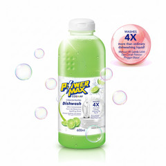 PowerMax Concentrated Dishwash Lime 600ml
