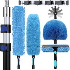 20Ft High Ceiling Duster Kit with Extension Pole & Window Squeegee