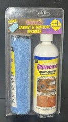 NEW Rejuvenate Cabinet & Furniture Restorer 16oz w/ Microfiber Applicator Glove