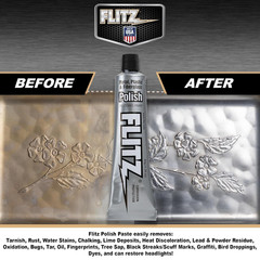 Multi-Purpose Metal Polish Paste – 1.76Oz Tube of Usa-Made Chrome Polish – Works