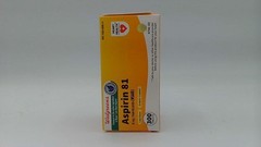 Aspirin 81 mg low dose enteric-coated tablets, 300 count- EXP: 07/2028