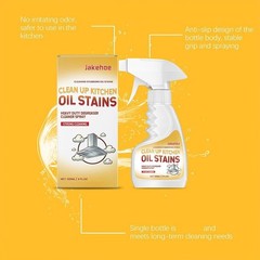 120ml Clean Kitchen Oil Stains Spray, Kitchen Heavy Oil Cleaning Agent