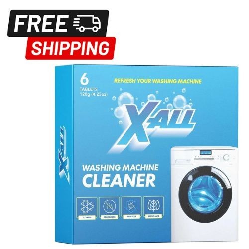 X-ALL Washing Machine Cleaner – Deep Cleaning Tablets, Cleans and refreshes t…