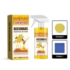 Beeswax Spray Essential Oil Wax,Multi-Purpose Furniture Polish,Wood Care Spray