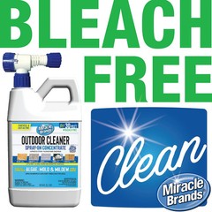 Outdoor Cleaner Spray-On Concentrate 64oz Algae Mold Mildew Stain Remover