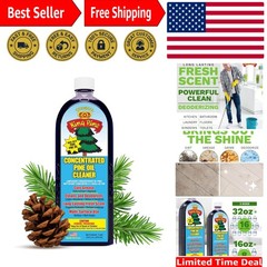 16 Fl Oz Industrial Strength Pine Oil Cleaner for Tough Grease and Odors