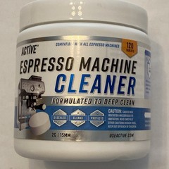Active Espresso Machine Cleaning Tablets Coffee Maker Descaler 120 Count Tab NEW