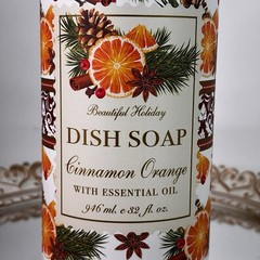 Home & Body Co. ~ Cinnamon Orange Dish Soap with Essential Oil 32 fl oz