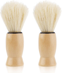 2Pcs Furniture Salve for Leather, Wooden Furniture Oil Brush with Comfortable Ha