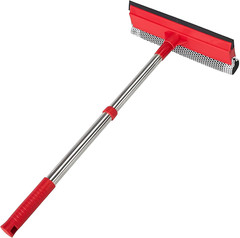 Windshield Cleaner Tool 2 in 1 Car Window Squeegee with Extendable Handle