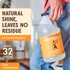 Ultra Concentrated Plant-Based Hardwood Floor Cleaner, 64 oz, Fresh Lemon Scent