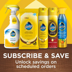 Pledge Enhancing Polish, Furniture & Wood Spray, Lemon Scent, 9.7oz (Pack of 3)