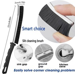 Crevice Cleaning Brush Set Hard Bristle Gap Cleaning Tool Ultra Fine Nylon Deep