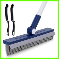 Grout Brush with Long Handle, Grout Cleaner Brush for Tile Floors, Stiff Bris…