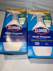 Lot Of 2 Clorox Refillable Cleaner Starter Kit Crisp Lemon All-Purpose Cleaner