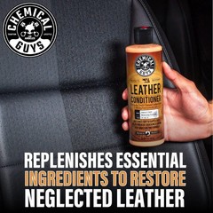Chemical Guys Leather Cleaner and Conditioner Kit – 2 Bottles (4 oz Each), Car C