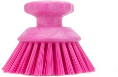 42395EC26 Plastic Scrubber Brush, Round Brush, Dish Scrub Brush With Color Co…
