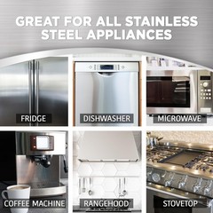 Protective Stainless Steel Polish – Streak-Free Formula, 6 Pack Convenience
