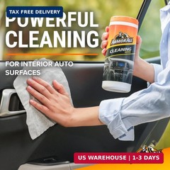 Armor All Car Cleaning Wipes, Wipes for Car Interior and Car Exterior, 90 Wipes