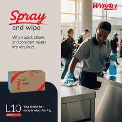 GeneralClean L10 Cloths Light Cleaning Wipes 0, Windshield Towels, Bulk Paper…