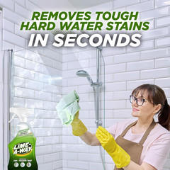 Lime-A-Way Hard Water Stain Remover Spray 22oz Removes Lime Calcium Rust