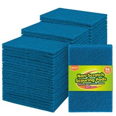 Non-Scratch Scouring Pads, 96Pcs Household Scour Pads for Kitchen, Garage and…