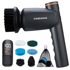 Spin Scrubber,Cordless Shower Scrubber with LCD Display,Upgraded Motor 400/55…