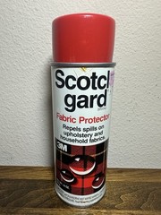 New Scotch Gard Fabric Protector Repels Spills Upholstery & Fabrics 14 oz 1980’s