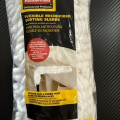 2 RUBBERMAID Commercial MDL#2190660 Dusting Wand Sleeves Microfiber Flex 22in.