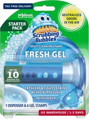 Scrubbing Bubbles Fresh Gel Toilet Bowl Cleaning Stamps, Helps Keep Toilet Clean