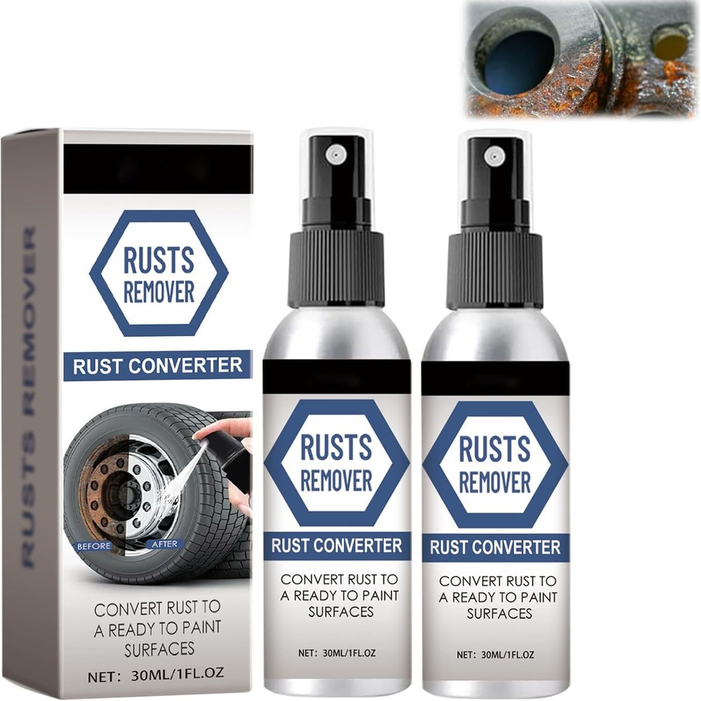 2PCS Nexa Rust Remover Spray,2025 Upgrade Rust Remover for Metal,Nexa 2.0 Ant…