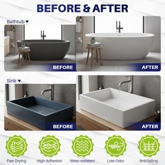 IRONABLE Bathtub Refinishing Kit 10.6oz White