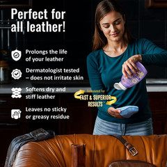 Cleaner & Conditioner 18Oz – Cleans, Conditions, Restores & Protects Leather Fur