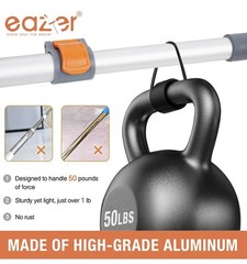 Squeegee Window Cleaner 2 in 1 Rotatable Orange/Gray/Silver Eazer