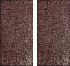 2 PCS Repair Patch Tape, 4 x 8 Inch Waterproof PU Repair Tap Color: Dark Brown