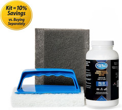 Poli Ox Oxidation Removal Kit for Boats, Rvs, or Fiberglass Surfaces–Removes