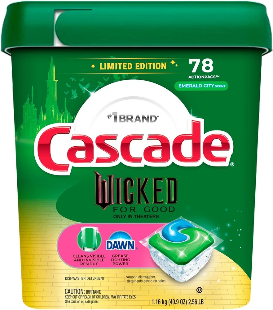 Dishwasher Pods, “Wicked: For Good” Limited Edition Complete Dishwasher