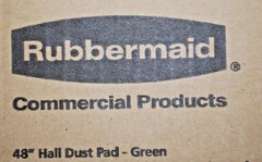 Rubbermaid Q448 Microfiber Dry Hall Pads 48″ Long Lots of 2 or 6 Pads S5811