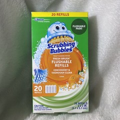 Scrubbing Bubbles Fresh Brush Flushables Refill Toilet and Toilet Bowl Cleaner