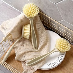 3Pcs Portable Pot Brush with Comfortable Handle and Hanging Hole for Kitchen Use