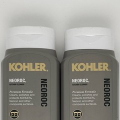 Kohler K-23730-NA Neoroc Cleaner, 8 Fluid_Ounces 2 Bottles Clean Polish Protec
