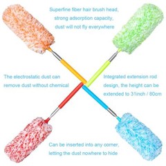 4 Pcs Microfiber Duster Microfiber Hand Duster Washable Microfibre Cleaning Too