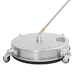 Modern 18-inch Surface Cleaner Stainless Steel Surface Cleaner with 4 Wheels NEW
