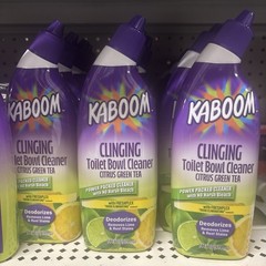 3 Kaboom Clinging Toilet Bowl Cleanser and Deodorizer 14 fl Oz, Pack of 3