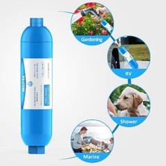 RV Inline Water Filter, Dedicated for RVs and Marines, 2 Pack Dr Color: blue 1