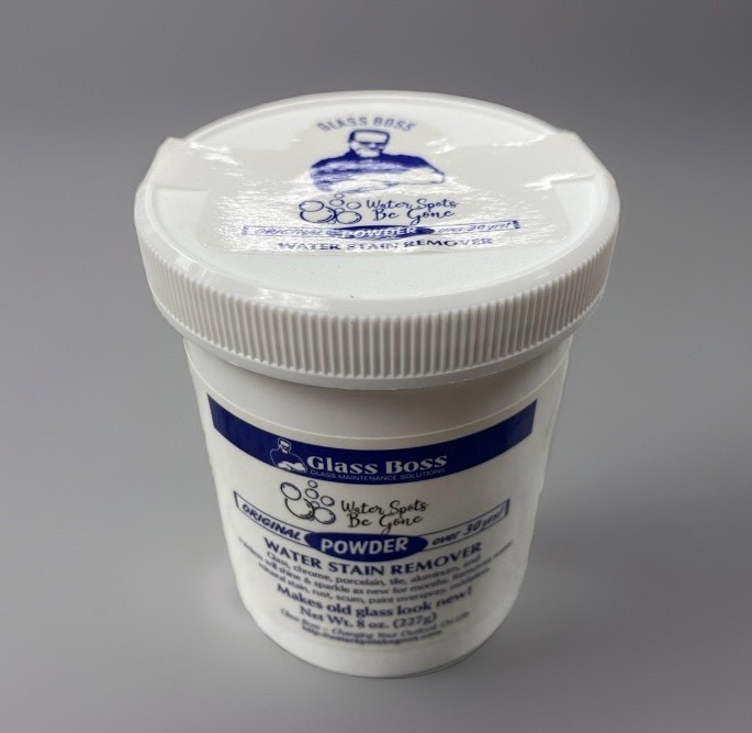 Nothings Better Glass Cleaner Water stain remover -Powder 8 oz