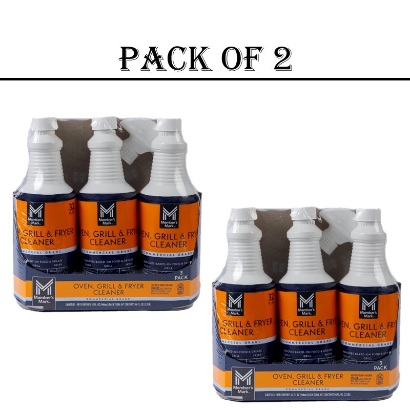 6 PACK – Member’s Mark Commercial Oven, Grill and Fryer Cleaner (32 oz.)