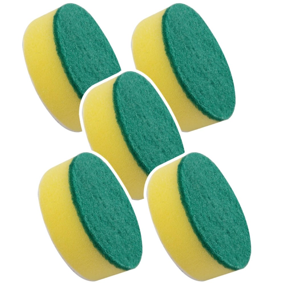 Horsepower 5 Heavy-Duty Sponges for Cordless & Rechargeable Scrubber, AS-SEEN-ON