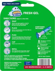 Scrubbing Bubbles Fresh Gel Toilet Bowl Cleaning Stamps, Helps Keep Toilet Clean